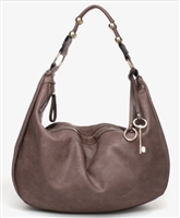 Taupe Hobo Handbag