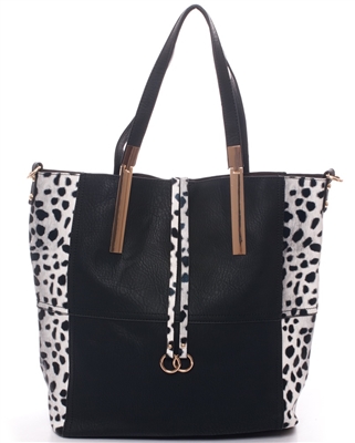 Animal Print Tote Handbag