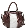 Brown shoulder bag