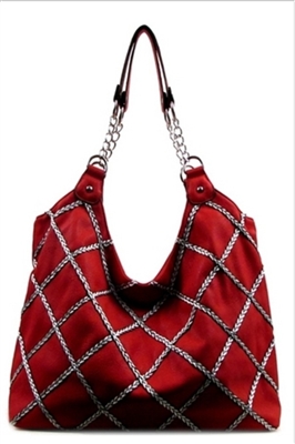 Red Hobo Handbag