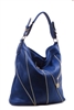 Blue Hobo Handbag