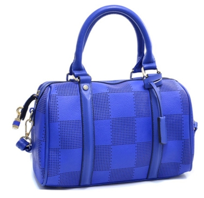 Blue Barrel Style Handbag