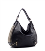 Black hobo handbag