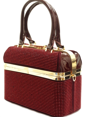 Red Rhinestone Handbag