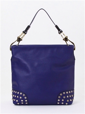 Blue Bucket Style Handbag