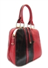 Red and Black Handbag with longer strap included