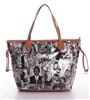 Patent Leather Tote Handbag