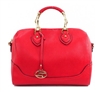 Red barrel satchel with longer strap included