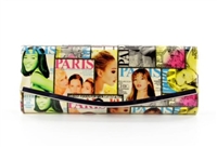 Magazine evening bag with longer strap included