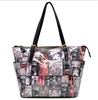 Patent Leather Tote Handbag