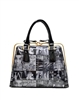 Patent Leather Satchel Handbag