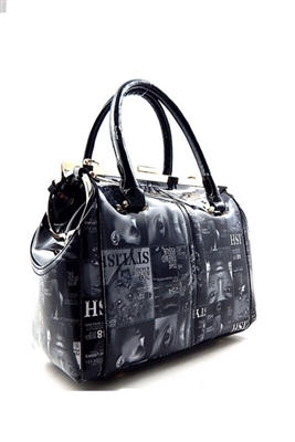 Magazine Satchel Handbag